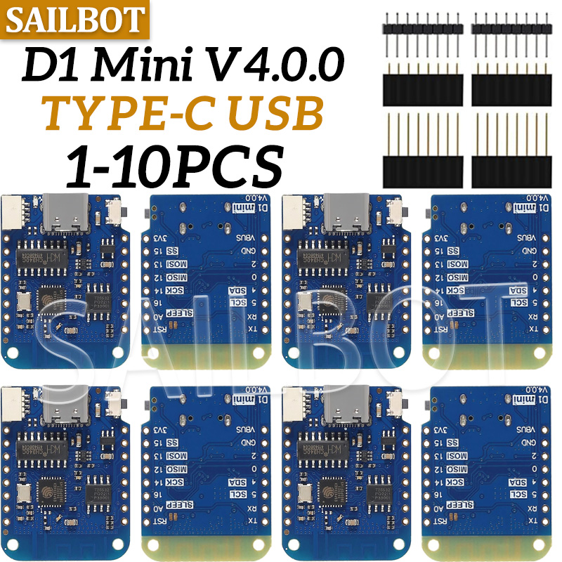 1-10PCS WeMos D1 Mini ESP8266  - Esp8266 Nodemcu Board 评论和价格