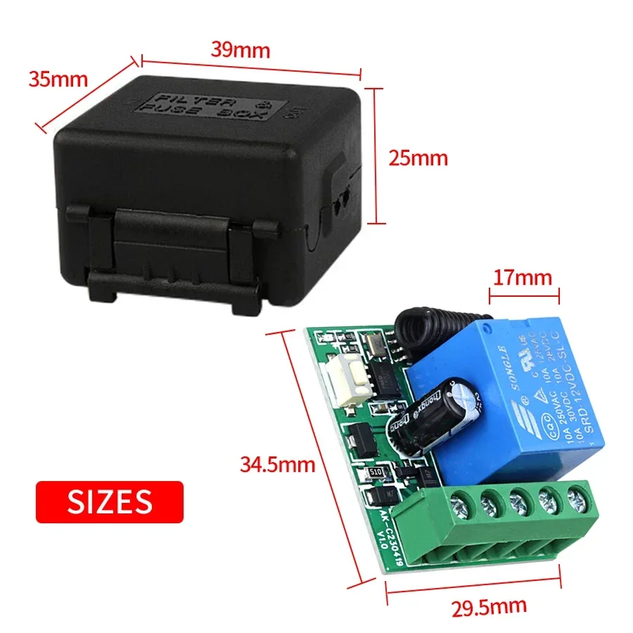 RF 433Mhz Wireless Light Switc - 433Mhz Receiver Module 评论和价格